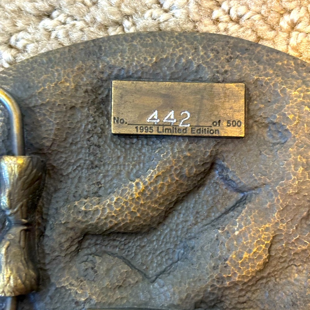 Siskiyou Ltd Ed Sculpted Western Belt Buckle Wild Horse Stampede ๐บ ๐ด - Picture 2 of 7